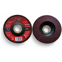 Круг лепестковый торцевой BIVOL, Р60