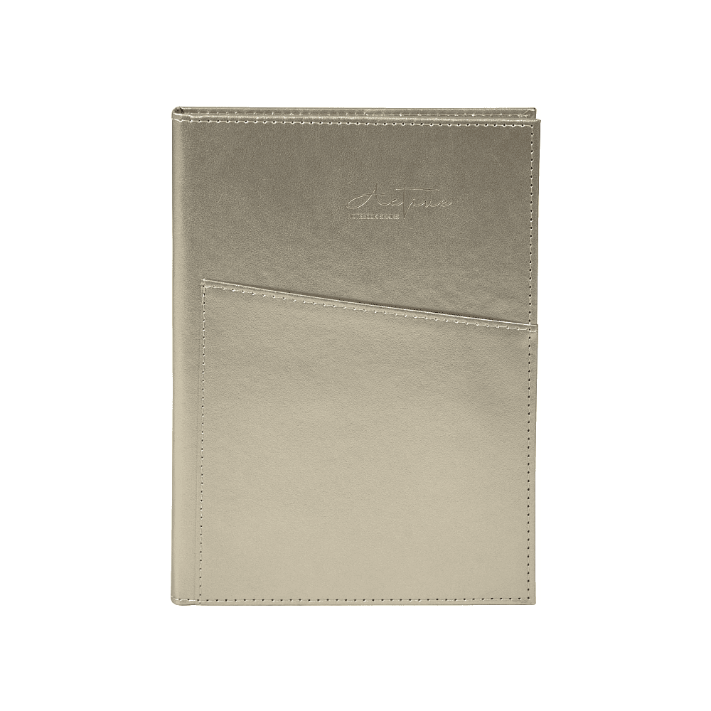 Блокнот "3223-10", А5, 80 листов, линейка, бежевый, -50%