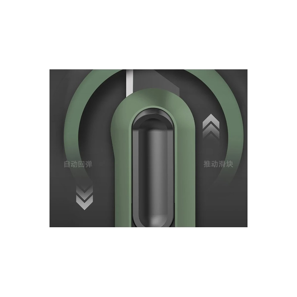 Набор ножей строительных Deli HSEHT4003L, 3 шт (ножи 9мм/18мм/трапеция), Soft Touch, зеленый - 4