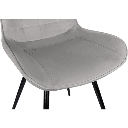 Стул Бюрократ "CH-K2", ткань, светло-серый, металл - 3