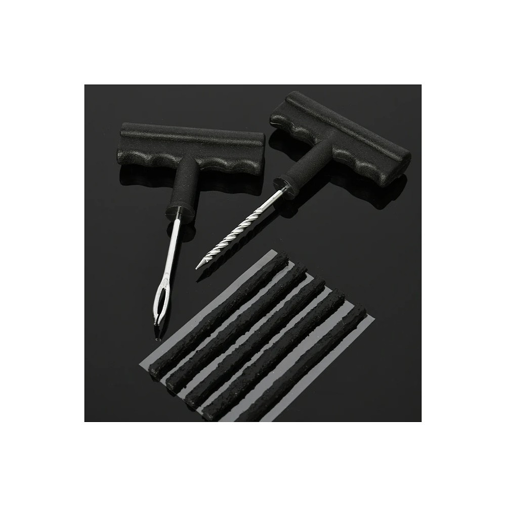 Комплект для ремонта шин Deli YS EDL120001, 7 предметов, черный - 5