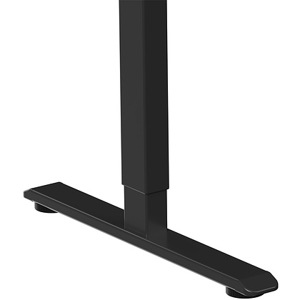 Стол с электроприводом WellDesk Prime 1300x675х18 черный/дуб денвер трюфель (9191461+9072454) - 8