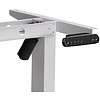 Стол с электроприводом WellDesk Basic 1300x675х18 белый/дуб санта-фе винтаж (9191460+9178196) - 3