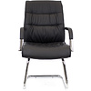 Кресло для посетителя EVERPROF BOND CF экокожа, черный   - 3