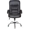 Кресло для руководителя "Бюрократ T-9908AXSN-AB", кожа, хром, черный - 2