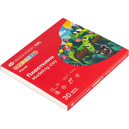 Пластилин "Цветик", 30 цветов  - 2