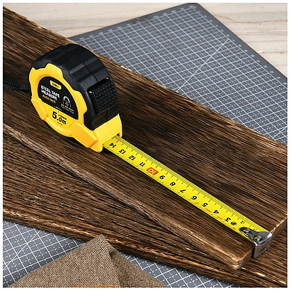 Рулетка Deli YS EDL3796, 5 м х 19 мм, желтый, черный - 8