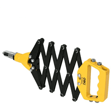 Заклепочник рычажно-складной Deli YS EDL236932, 812 мм, 3.2-6.4 мм, желтый, черный, -30% 