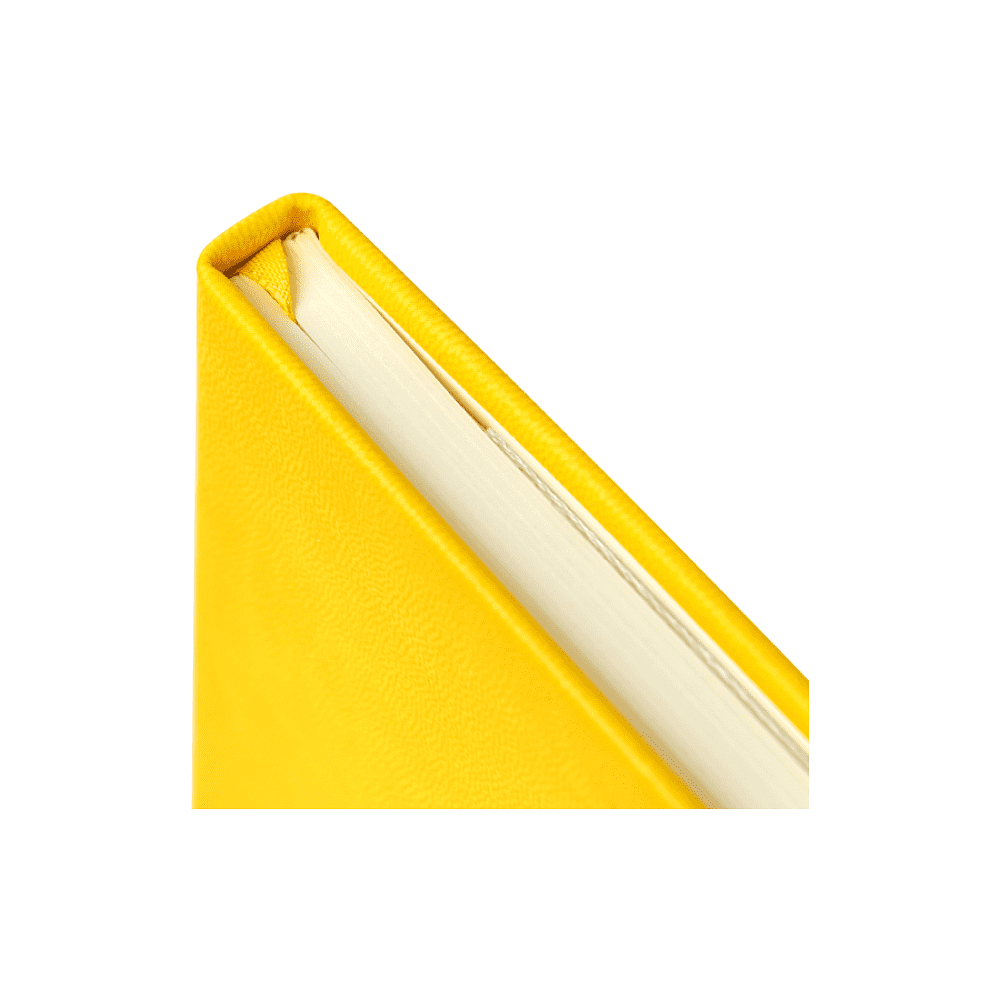 Блокнот "1818-16", А5, 96 листов, на резинке, желтый - 3