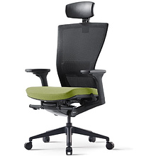Кресло для руководителя BESTUHL "S10", сетка, ткань, пластик, зеленый