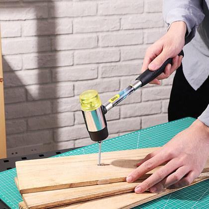 Киянка "Deli" 40мм, металлическая рукоятка - 6