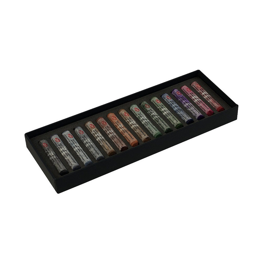 Пастель мягкая "Мастер Класс. Темные оттенки", набор 15 цветов - 2