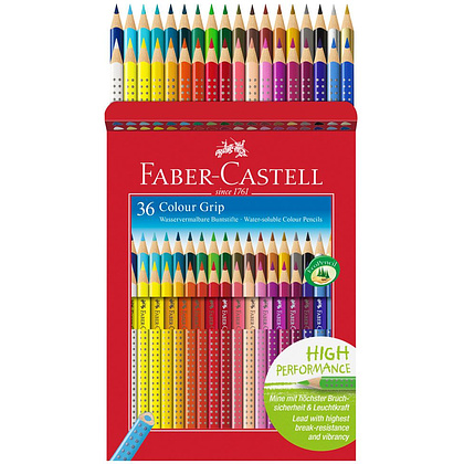 Цветные карандаши Faber-Castell "Grip", 36 цветов - 2