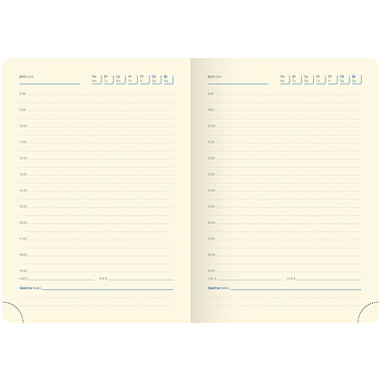 Ежедневник недатированный "Silver Pristine", А6, 320 страниц, коричневый - 7