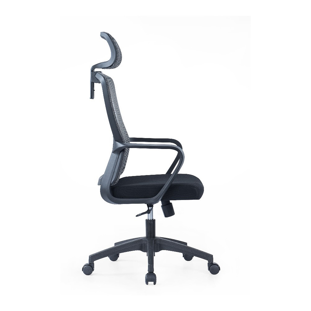 Кресло компьютерное SitZone U-060A, сетка, ткань, черный, пластик - 3