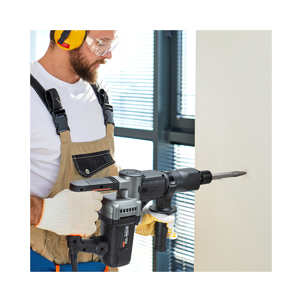 Молоток отбойный Deli RS DE-DG5-2E 1200 Вт, 20 Дж, 3900 уд/мин, кейс - 5