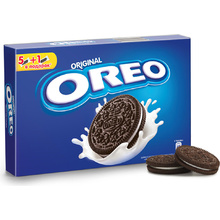 Печенье "Oreo", 228 г, с какао и ванильной начинкой