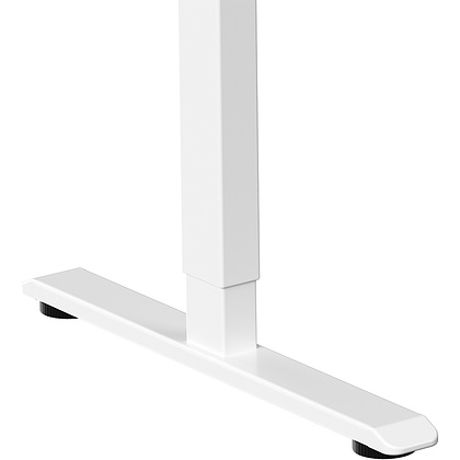 Стол с электроприводом WellDesk Prime 1300x675х18 белый/дуб бардолино натуральный (9191462+9072452) - 9