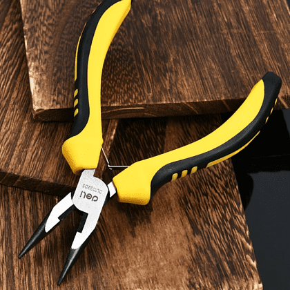 Мини-длинногубцы Deli YS ED103205, 125 мм - 3