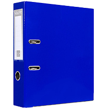 Папка-регистратор "VauPe", А4, 75 мм, ламинированный картон, синий