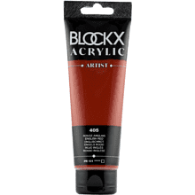 Краски акриловые "Blockx", 405 английская красная, 120 мл