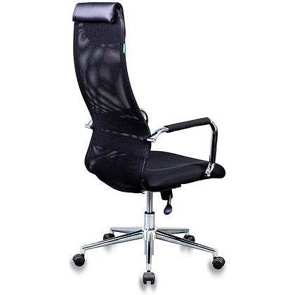 Кресло для руководителя "Бюрократ KB-9/DG", ткань, металл, черный - 4