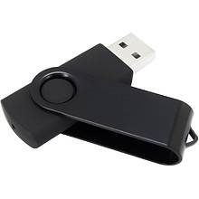 USB Flash накопитель 2.0 16 Gb VDF-008 СС, пластик, металл, черный