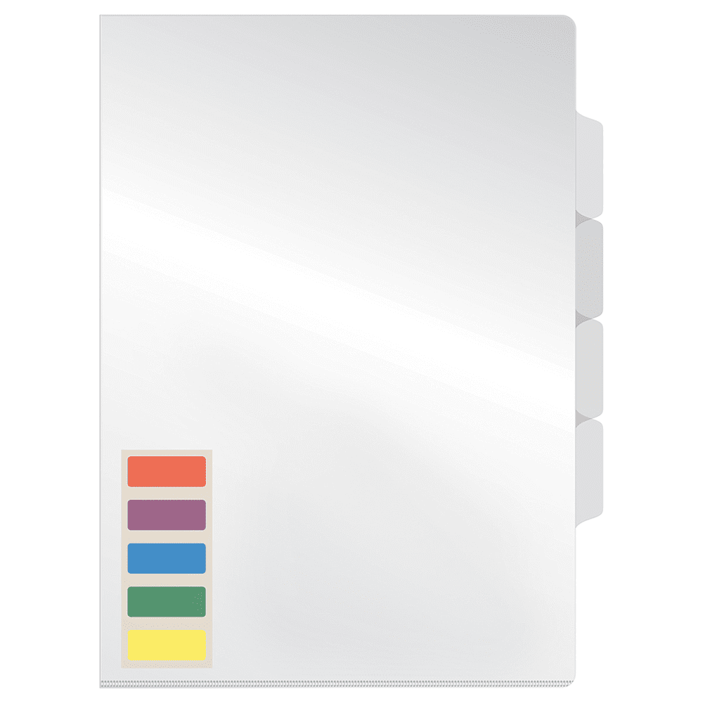 Папка-уголок "Стамм", А4, 150 мк, ассорти - 6