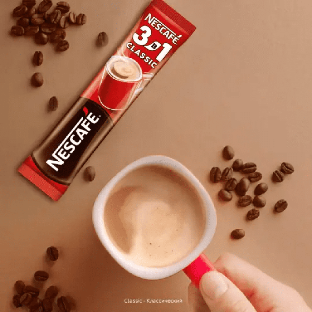 Кофейный напиток "Nescafe" 3в1, растворимый, 20 шт./упак. - 7