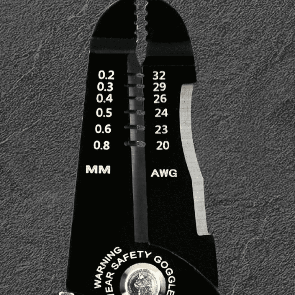 Инструмент для снятия изоляции Deli RS EDL383028, 180 мм, 0.2- 0.8 мм - 3