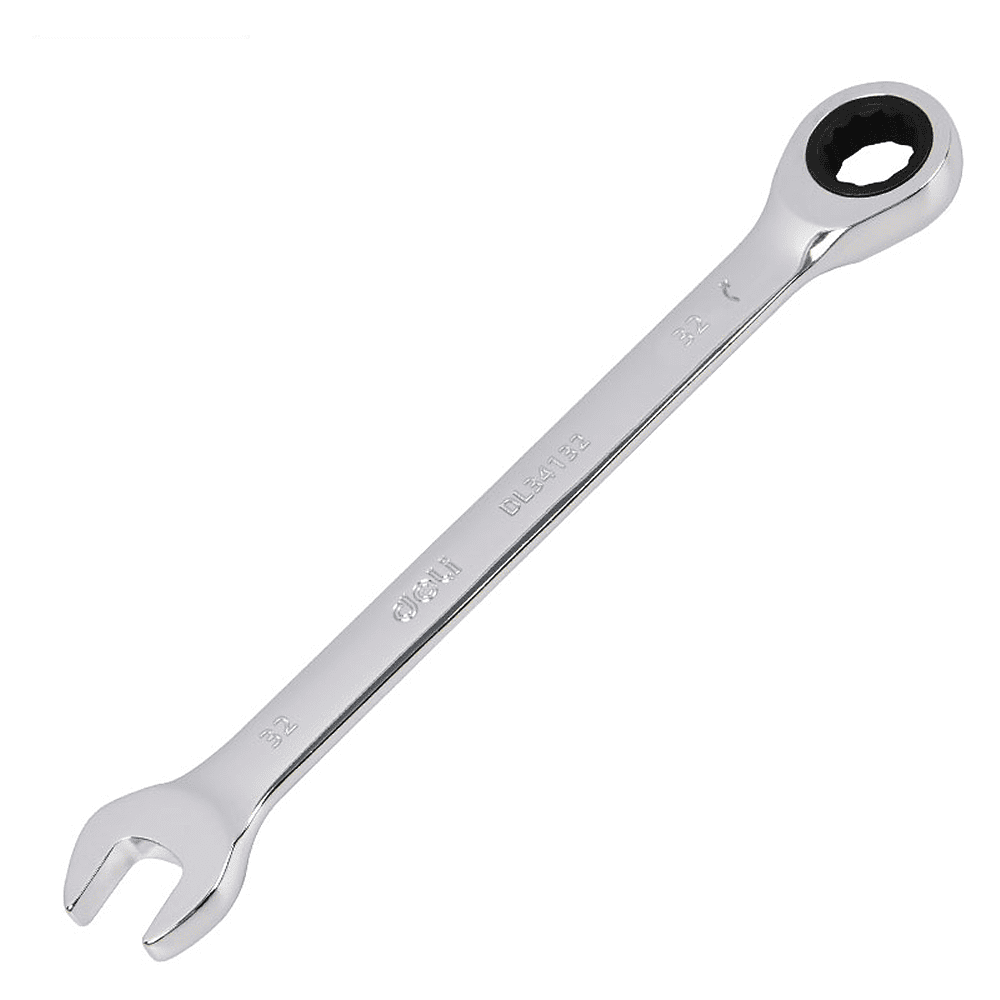 Ключ комбинированный Deli YS EDL34132, 32 мм, с трещоткой, 72 зуба