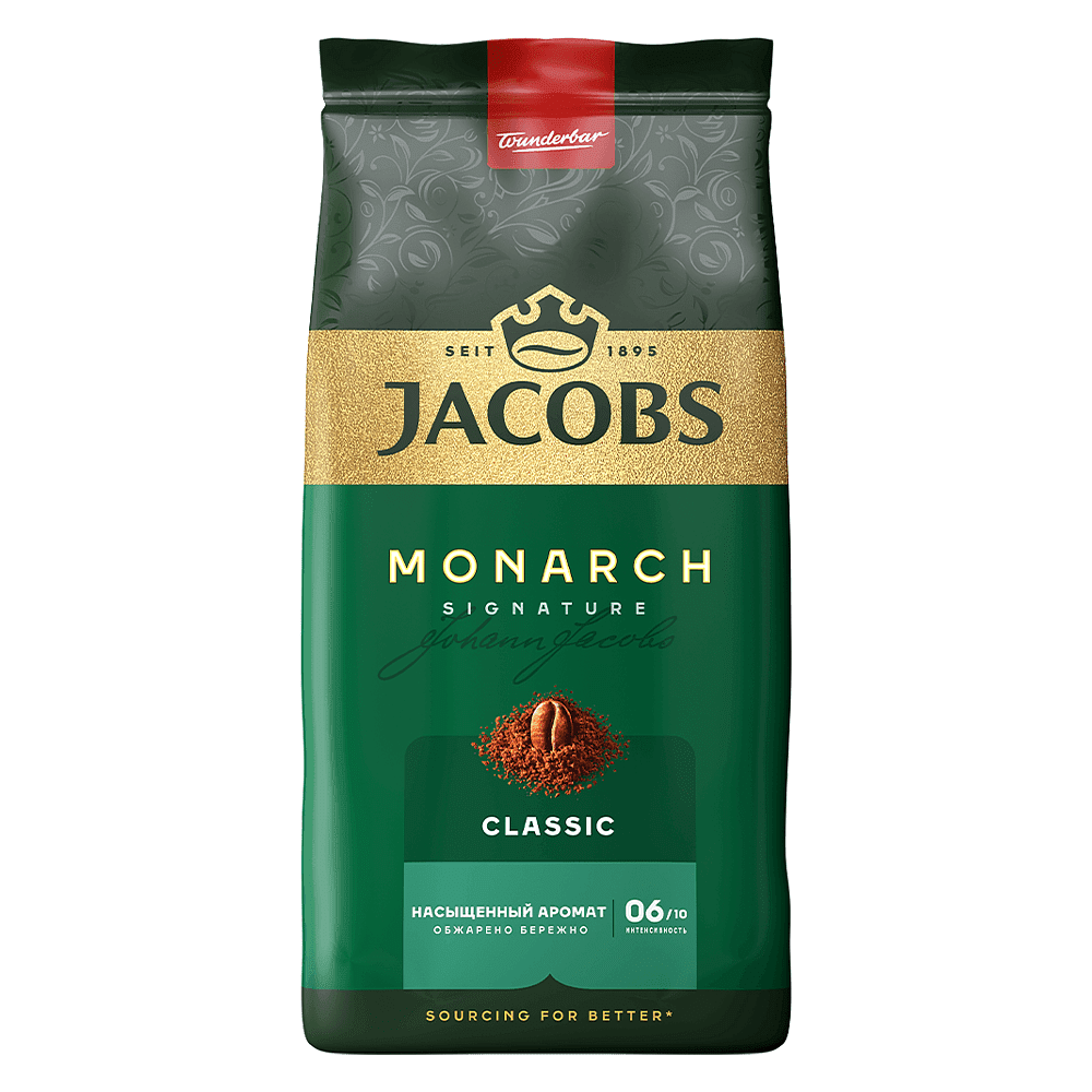 Кофе "Jacobs Monarch" классический, молотый, 230 г