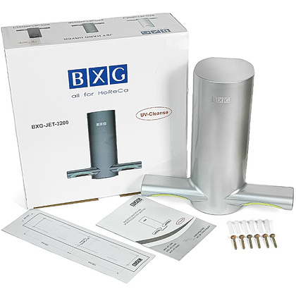 Электросушилка для рук BXG-JET 3200C, пластик, хром - 12