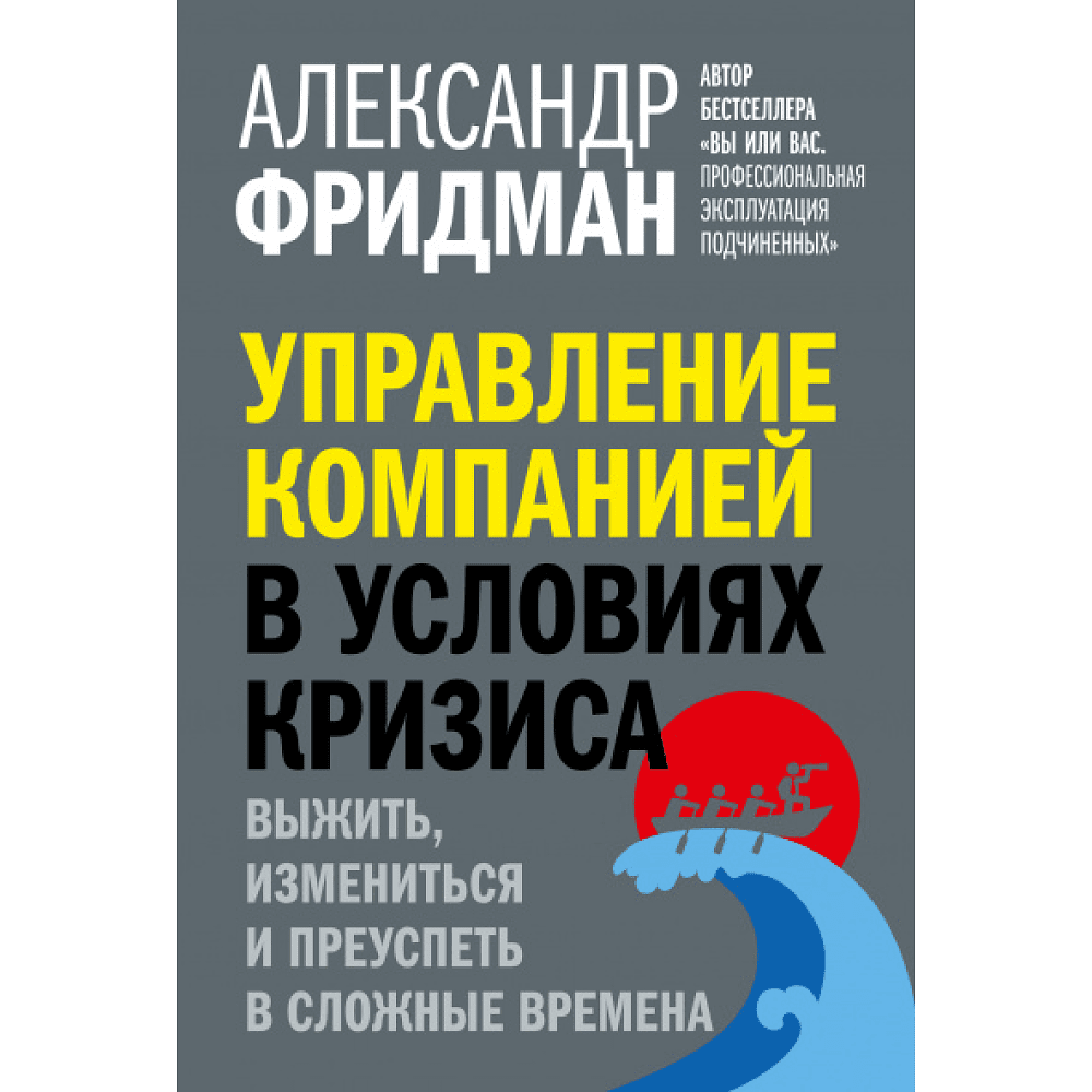 Книга "Управление компанией в условиях кризиса", Александр Фридман