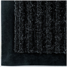 Коврик придверный "OfficeClean", 40х60 см, ребристый, черный