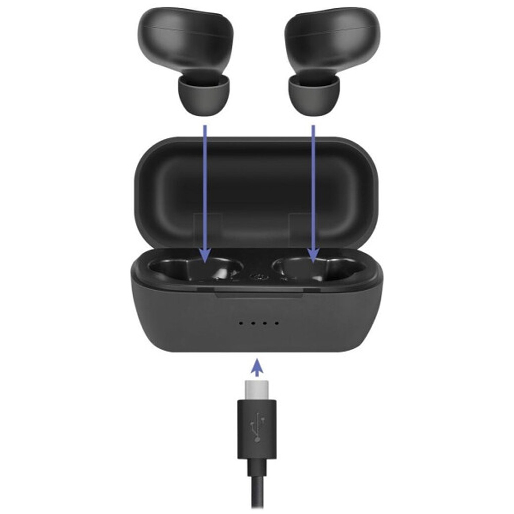 Наушники беспроводные Defender "Twins 638", Bluetooth, черный - 4