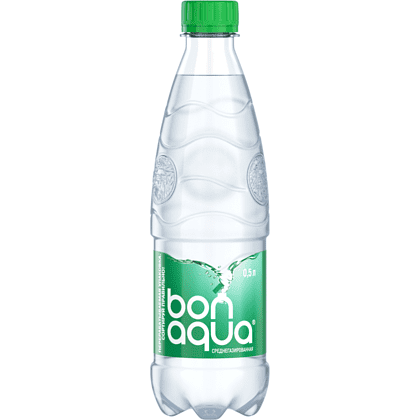 Вода питьевая "Bonaqua", среднегазированная, 0.5 л