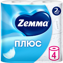 Бумага туалетная Zemma Плюс