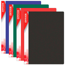 Папка c файлами "Office Product", 20 карманов, синий