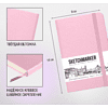 Скетчбук "Sketchmarker", 9x14 см, 140 г/м2, 80 листов, розовый - 4