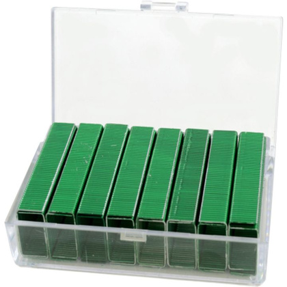 Скобы "Kangaro", 24/6, 800 шт, зеленый