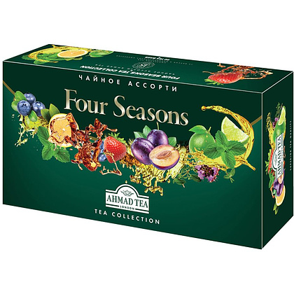 Чай "Ahmad Tea" Four Seasons Tea Collection, 90 пакетиковx1.8 г, ассорти