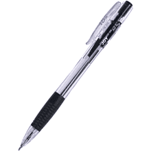 Ручка шариковая автоматическая Cello "Joy", 0.7 мм, прозрачный, стерж. черный