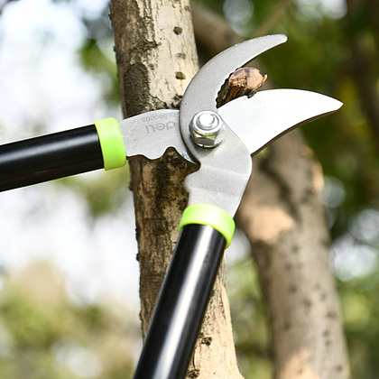 Набор садовых инструментов Deli "EDL580003", 3 предмета (кусторез, сучкорез, секатор), зеленый, черный  - 5