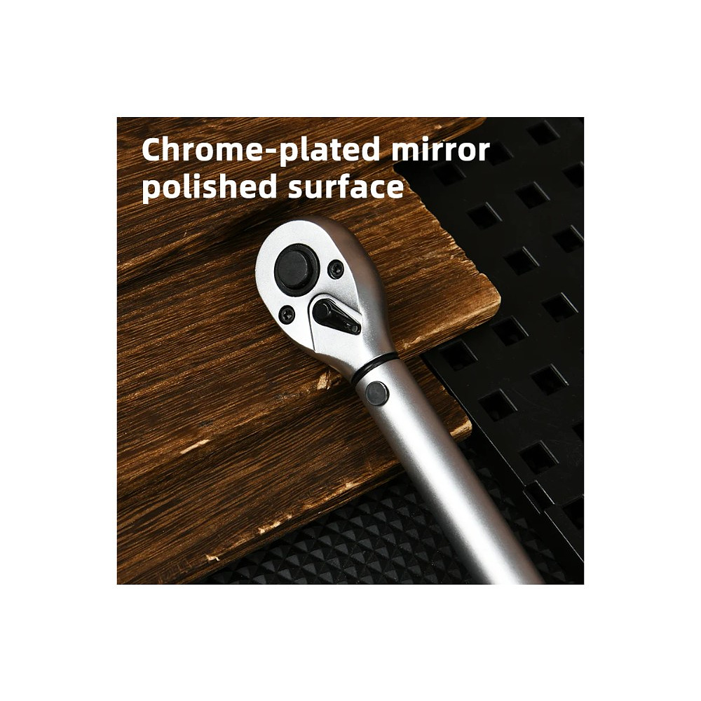 Ключ динамометрический Deli YS EDL-YN-40200, 40-200Нм 1/2", черный - 6