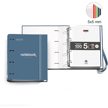 Тетрадь Miquelrius "Emotions", А4, 100 листов, клетка, темно-синий - 2