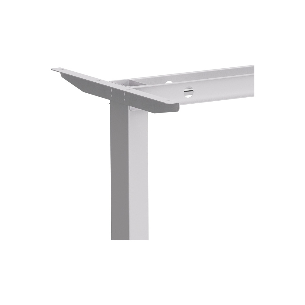 Стол с электроприводом WellDesk Basic 1200x675х18 белый/белый альпийский (9191460+9197776) - 6