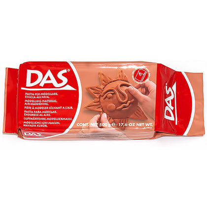 Паста для моделирования "DAS", 500 г, терракотовый