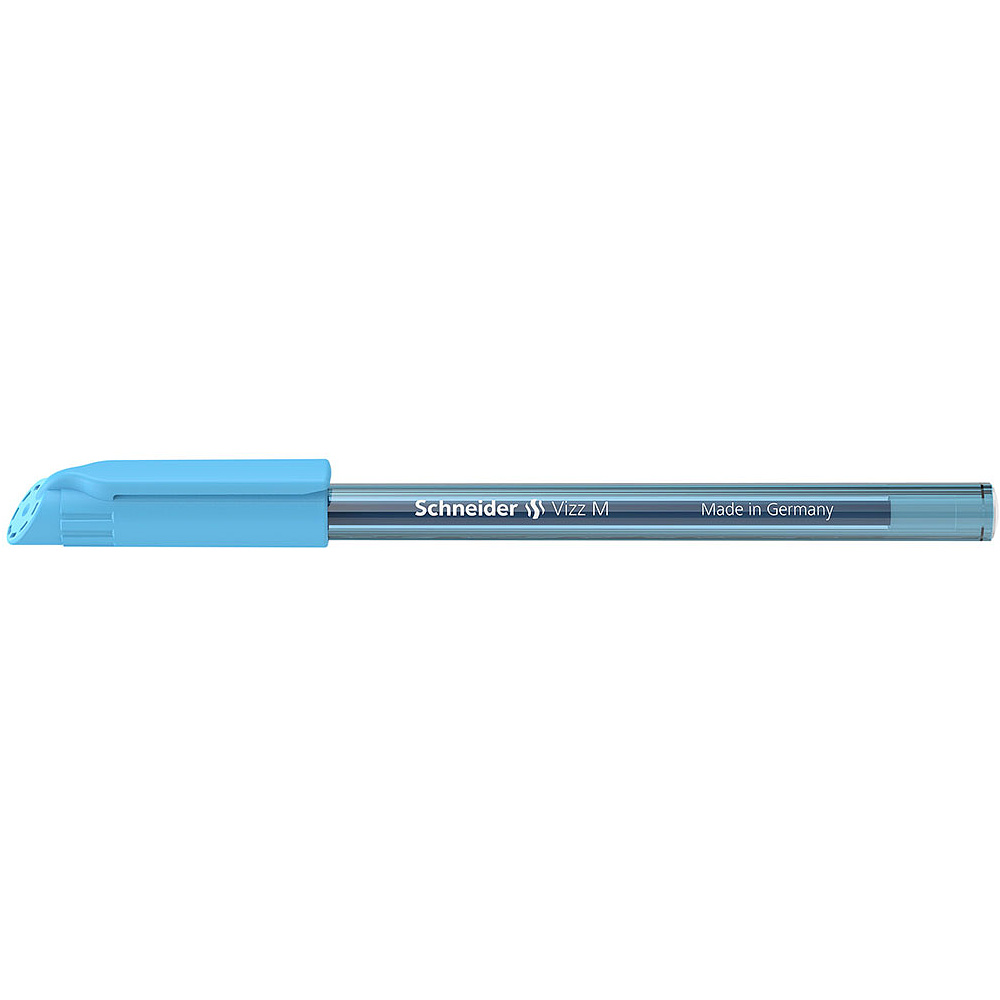 Ручка шариковая "Schneider Vizz M", светло-голубой, стерж. светло-голубой - 3