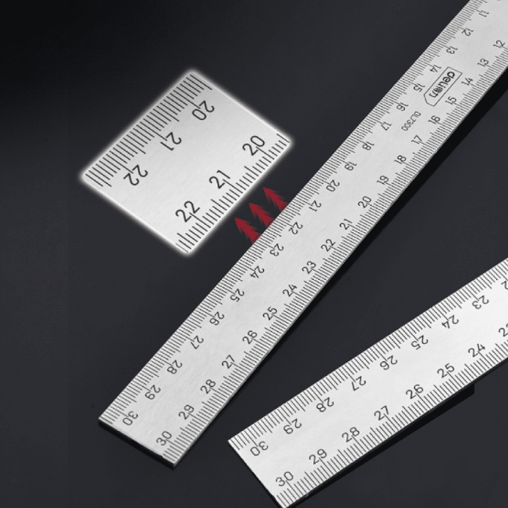 Строительная линейка Deli YS DL7300, с угольником и уровнем, 300 мм - 4